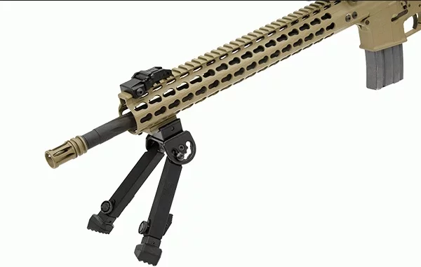 Leapers folding bipod, rubber-armored QD (TL-BP20Q-A), image 20 of 24