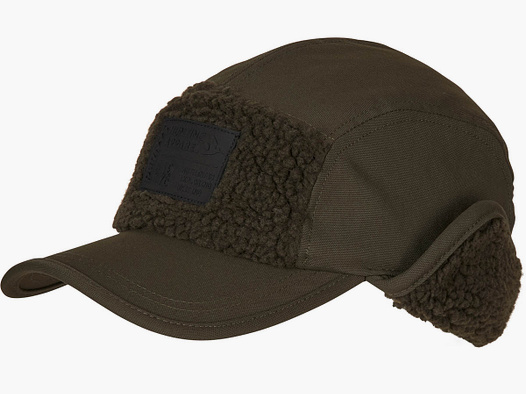 Seeland Cap Fold Down Teddyfleece Pine Green