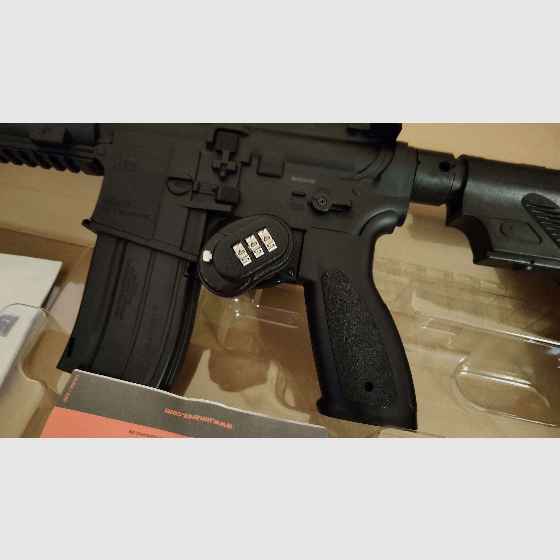 Heckler&Koch HK416 A5 CO2 Kal. 4,5 mm Stahl BB inklusive Zubehör