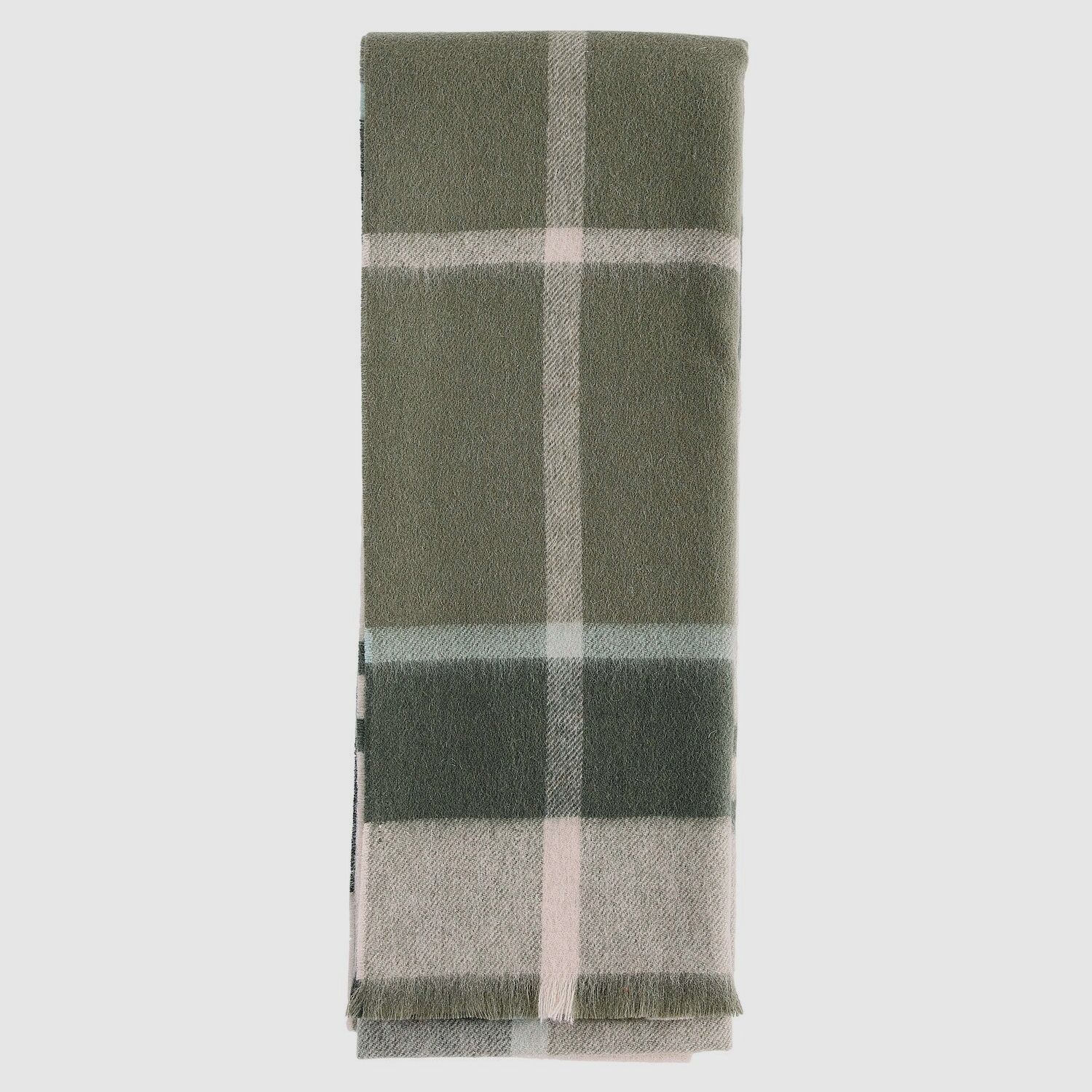 Barbour Tartan Scarf Rosefield made of lambswool