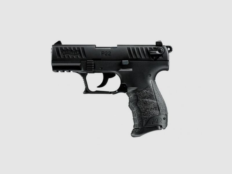 HALBAUTOMATISCHE PISTOLE - WALTHER P22Q - 3,42 ZOLL - .22LR - SCHWARZ