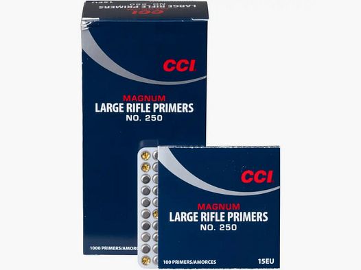 CCI PRIMERS - LARGE RIFLE MAGNUM 5.3 - BOXER - 1000 PIECES