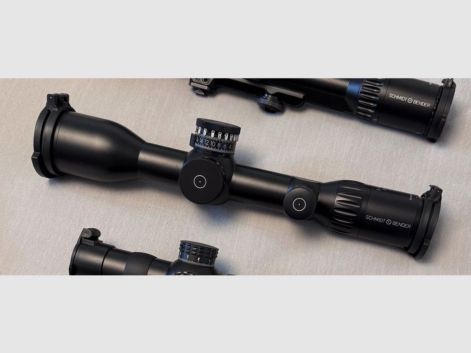 Schmidt & Bender EXOS 3-21 x 50 Neuwertig mit Zubehör OVP usw.