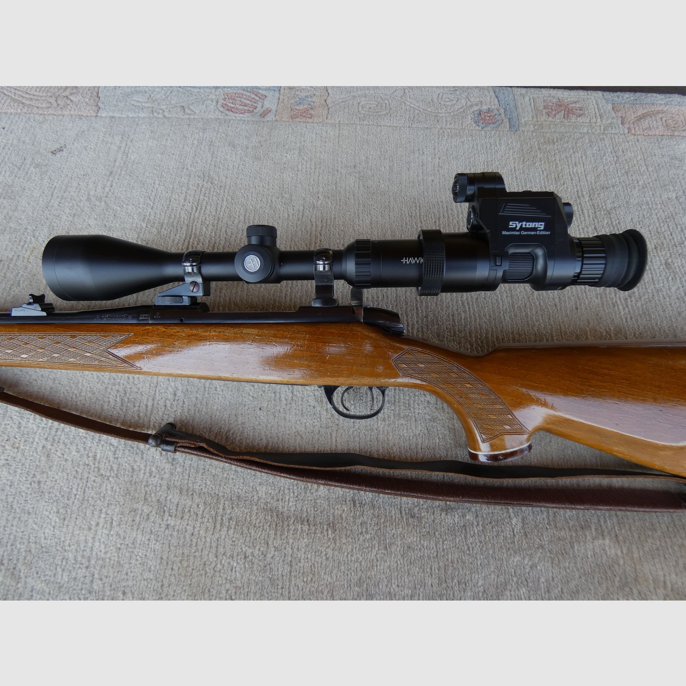 BSA bolt-action rifle 243 Win. with scope
