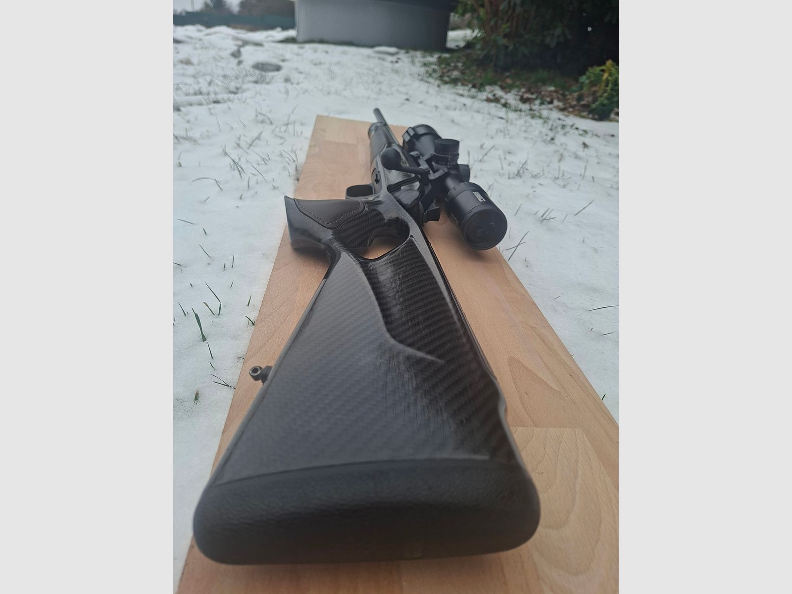 Blaser R8 Carbon Success Schaft LINKS mit Ledereinlagen, Top Zustand