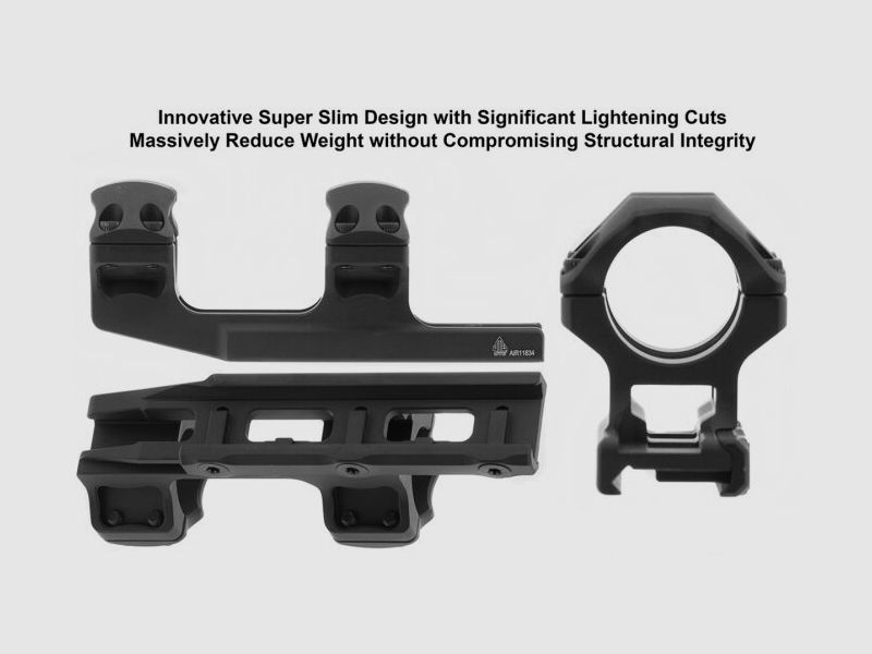 UTG ACCU-SYNC Blockmontage 25,4 mm Medium 34 mm Offset Pro - schwarz
