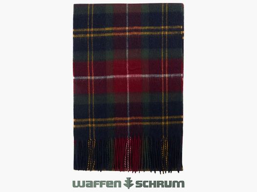 Barbour Schal Chasmere Wool Winterberry Tartan