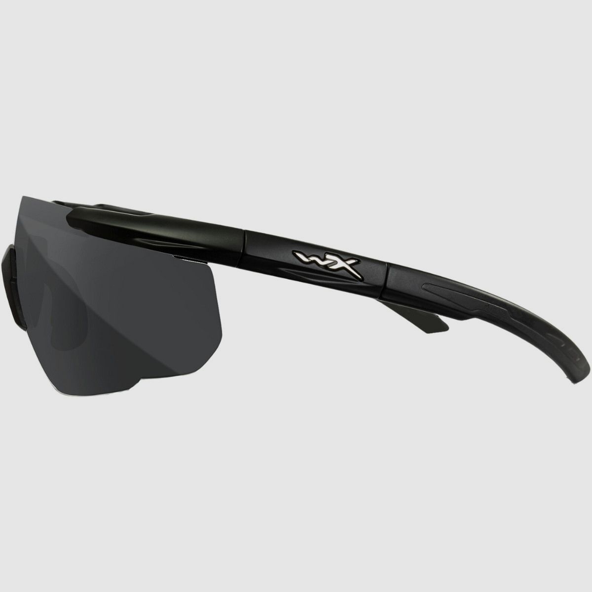 Wileyx - Gafas de protección SABER ADVANCED, Lente: Smoke, Montura: Matte Black - 302, imagen 5 de 6