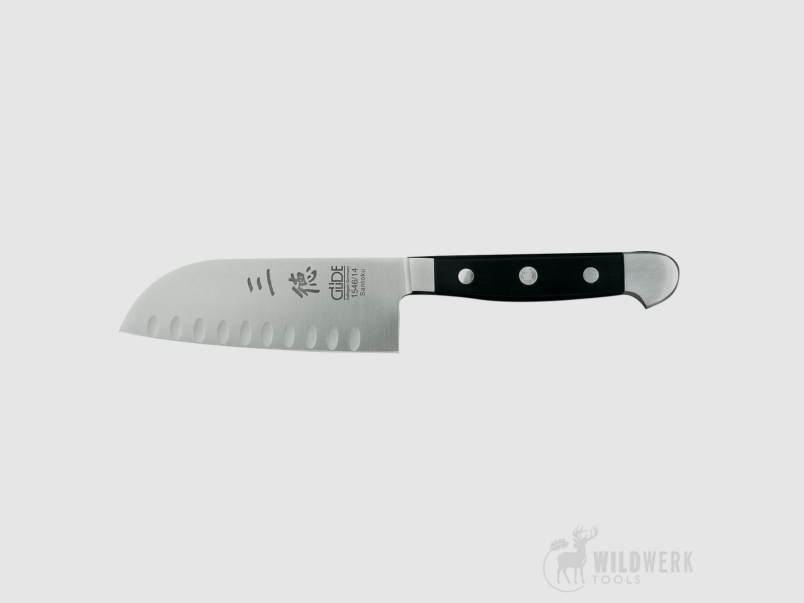 Güde Santoku Alpha with Hollow Edges
