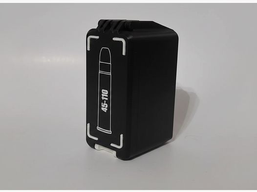 Filamelt ammunition box / 45-110 / 'folding / locking lid' / cartridge box, ammo box