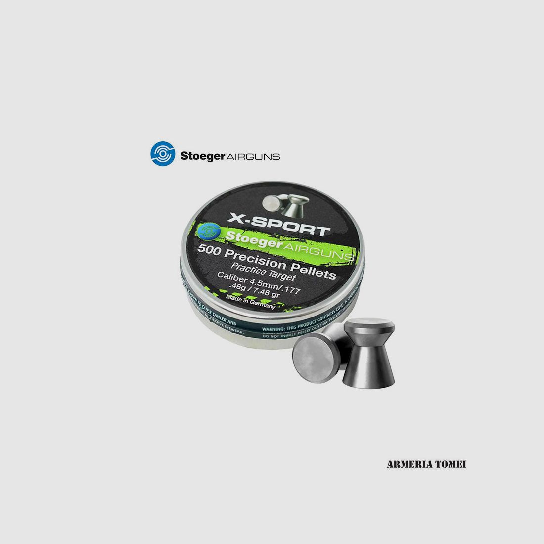 BULLETS AIR – STOEGER – X-SPORT 4.5mm / .177 .48g / 7.48gr (500pcs)