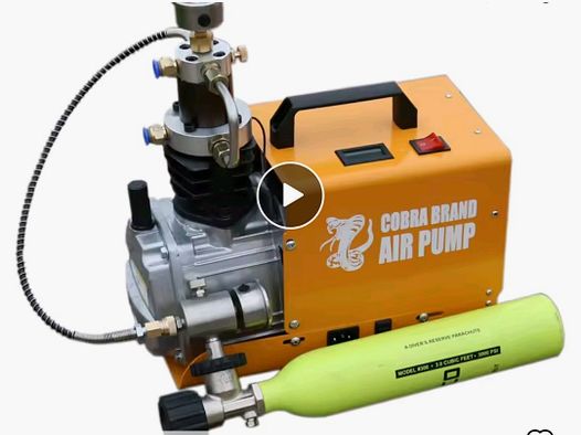 300 bar compressor, 300 bar hand pump