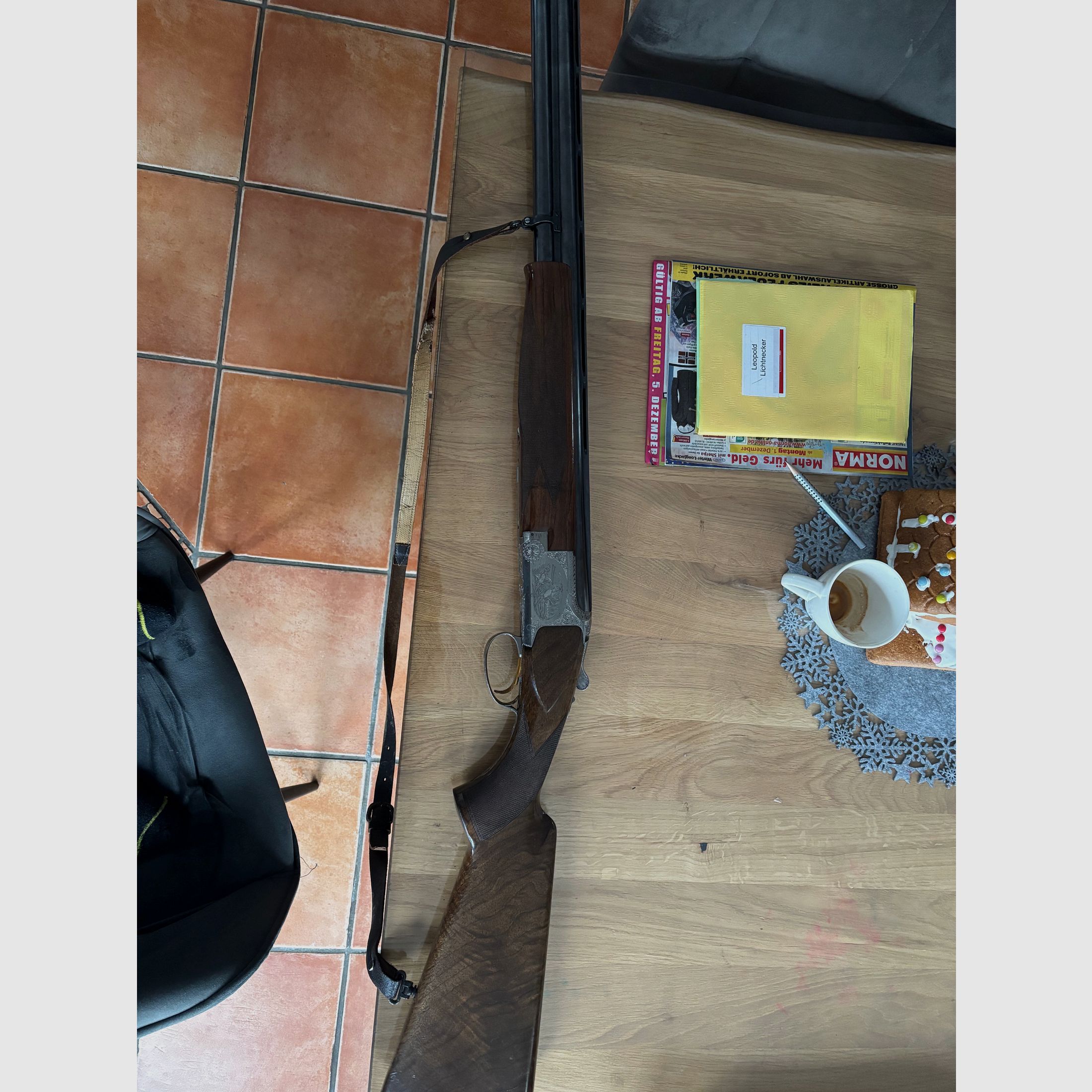 Browning FN B26 double-barreled shotgun