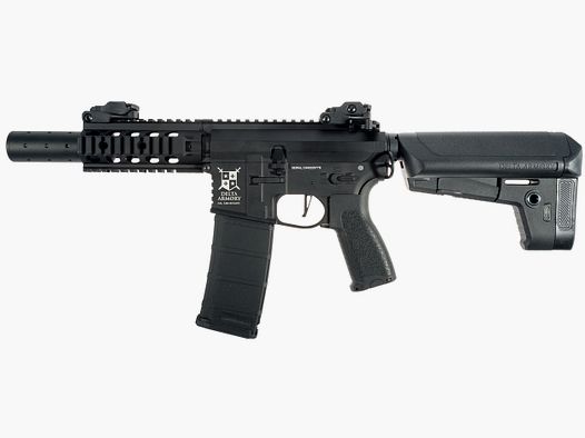 AR15 SilentOps CQB ALPHA Vollmetall Delta Armory Schwarz S-AEG Airsoft Gewehr Frei ab 18 Jahren