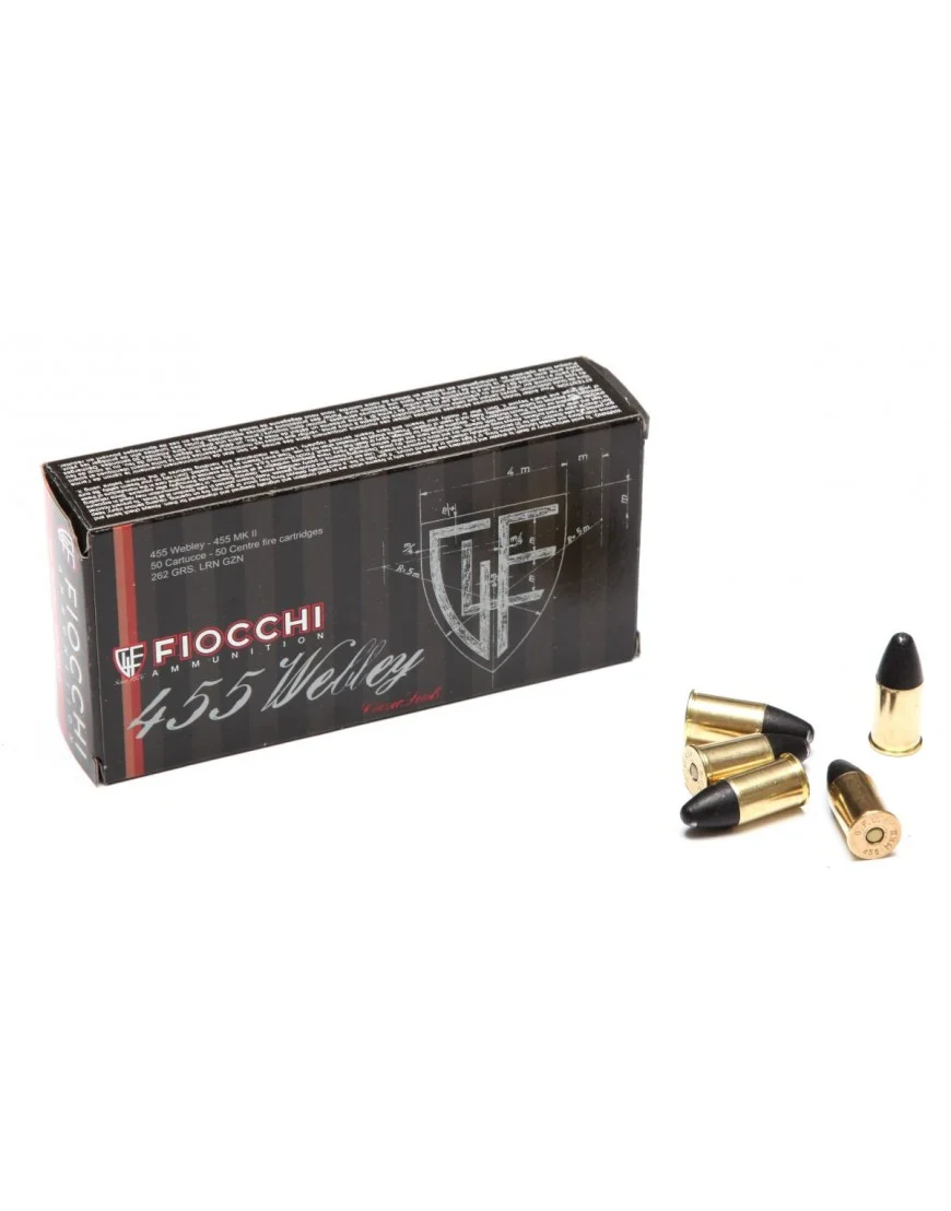 Munition FIOCCHI 455 Webley MK2 262 GRS