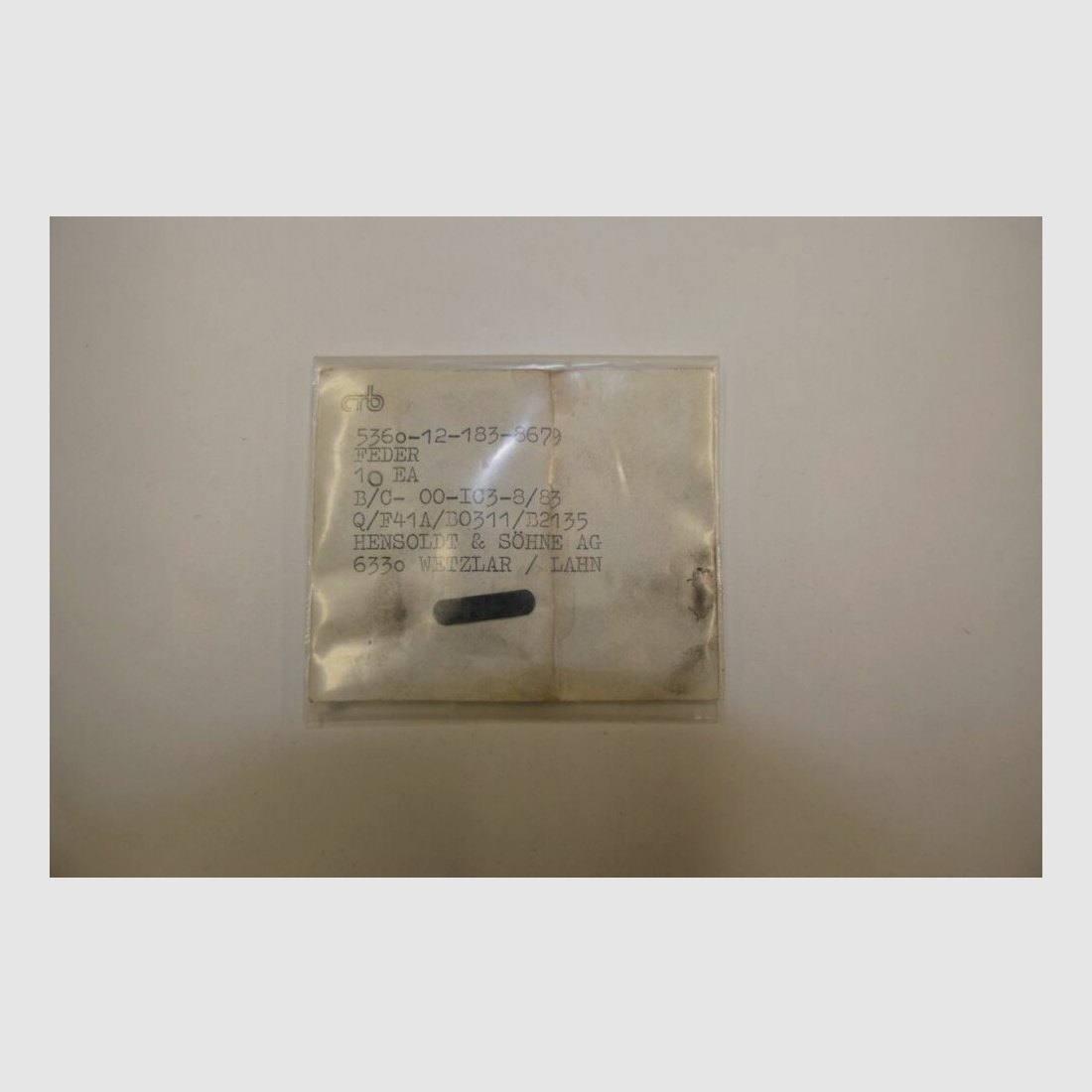 Feder für Hensoldt Zielfernrohr 5360-12-183-8679