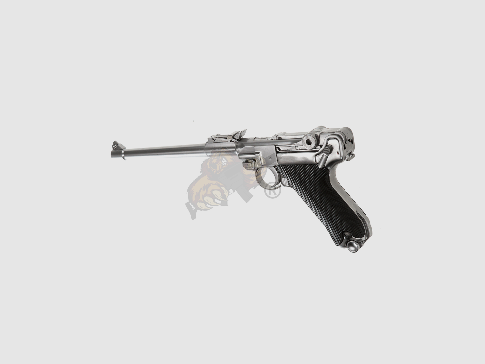 WE P08 "Ari-08" Vollmetall GBB silber -F-, Bild 6 von 6