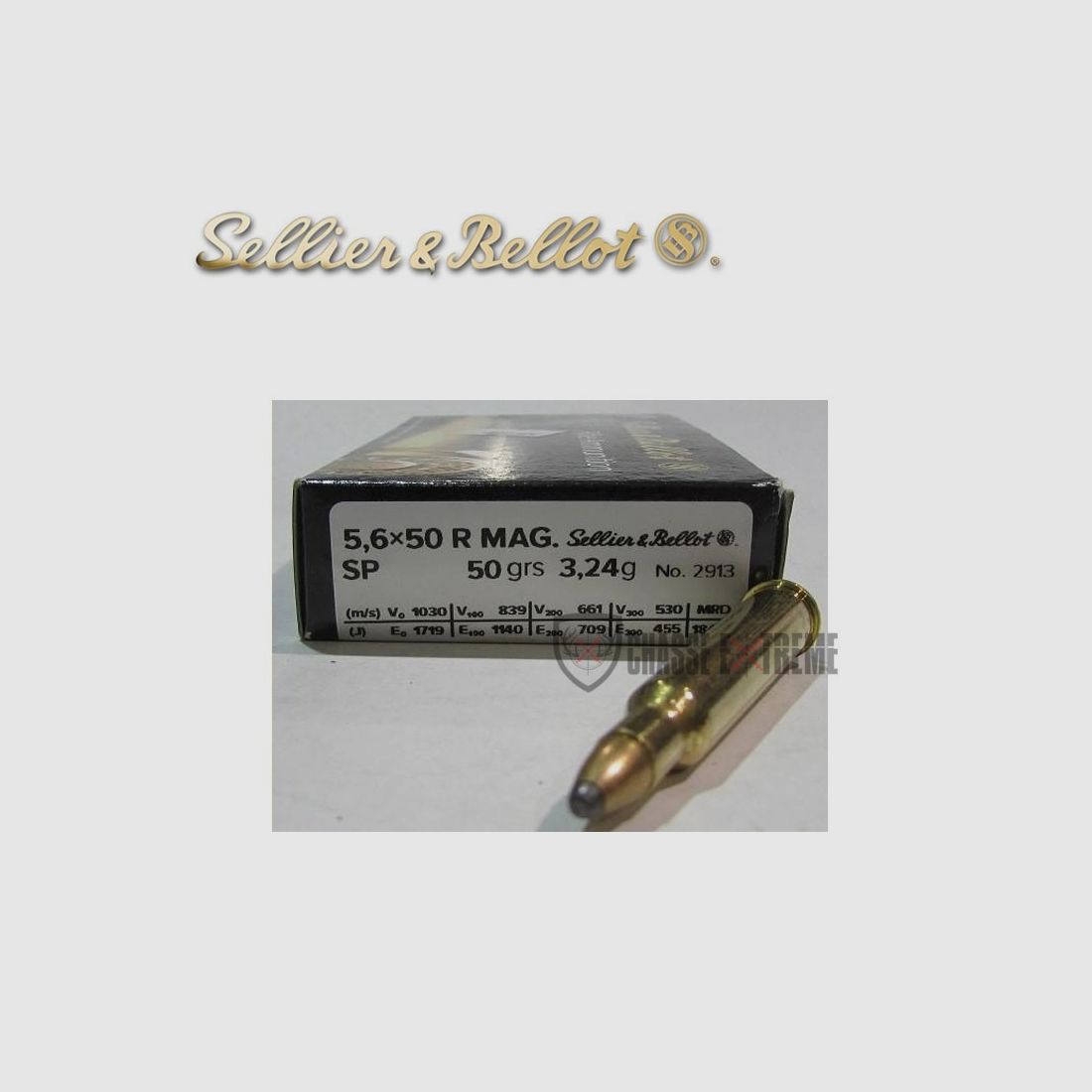 20 Patronen S&B Kal. 5.6×50R Mag 50gr SP