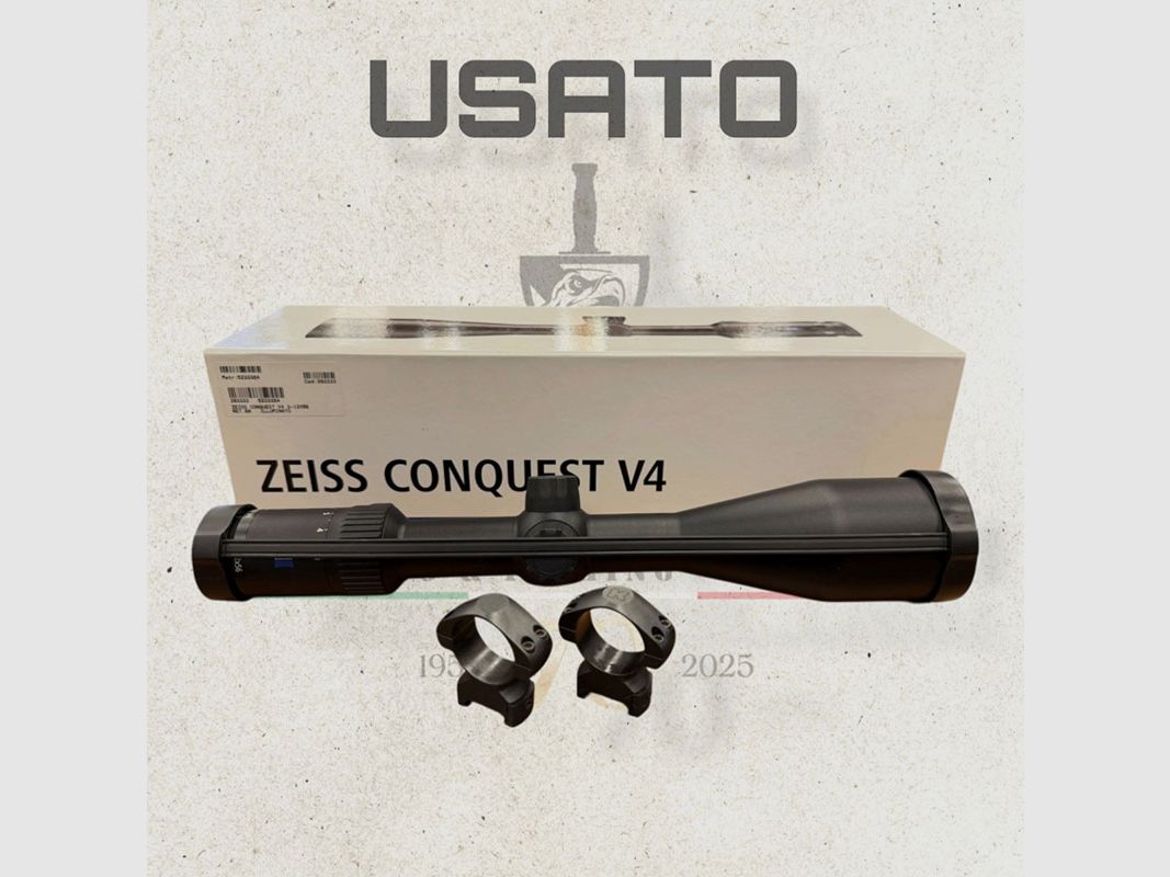 USATO – OTTICA – ZEISS – CONQUEST V4 3-12×56 | Ret. 60 Illuminato, immagine 5 di 5
