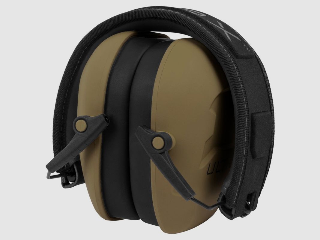 SŁUCHAWKI STRZELECKIE ULTRX SHIELD PASSIVE EARMUFF FDE, zdjęcie 4 z 5