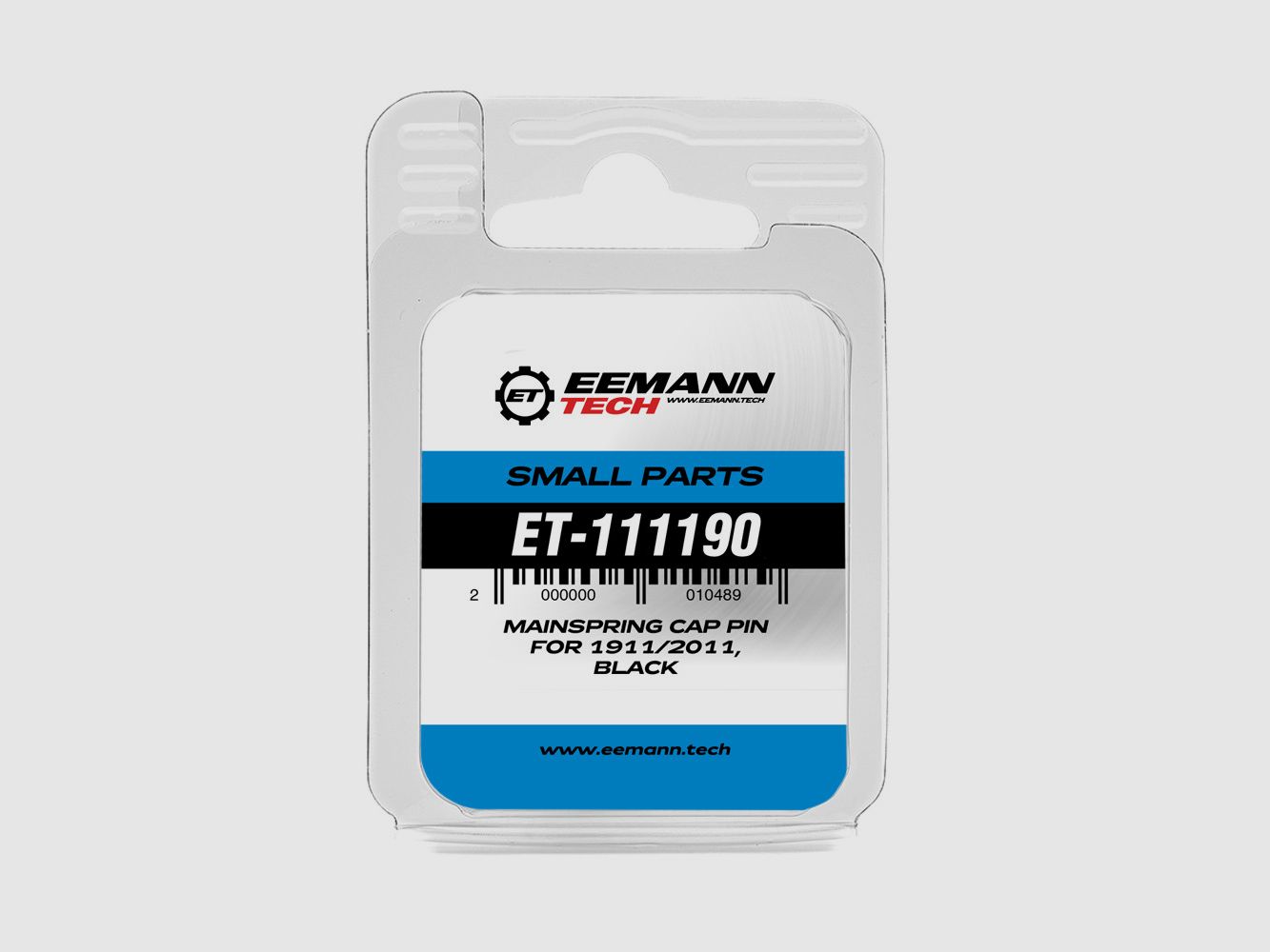Eemann Tech Perno di copertura della molla principale per 1911/2011, nero, immagine 2 di 3