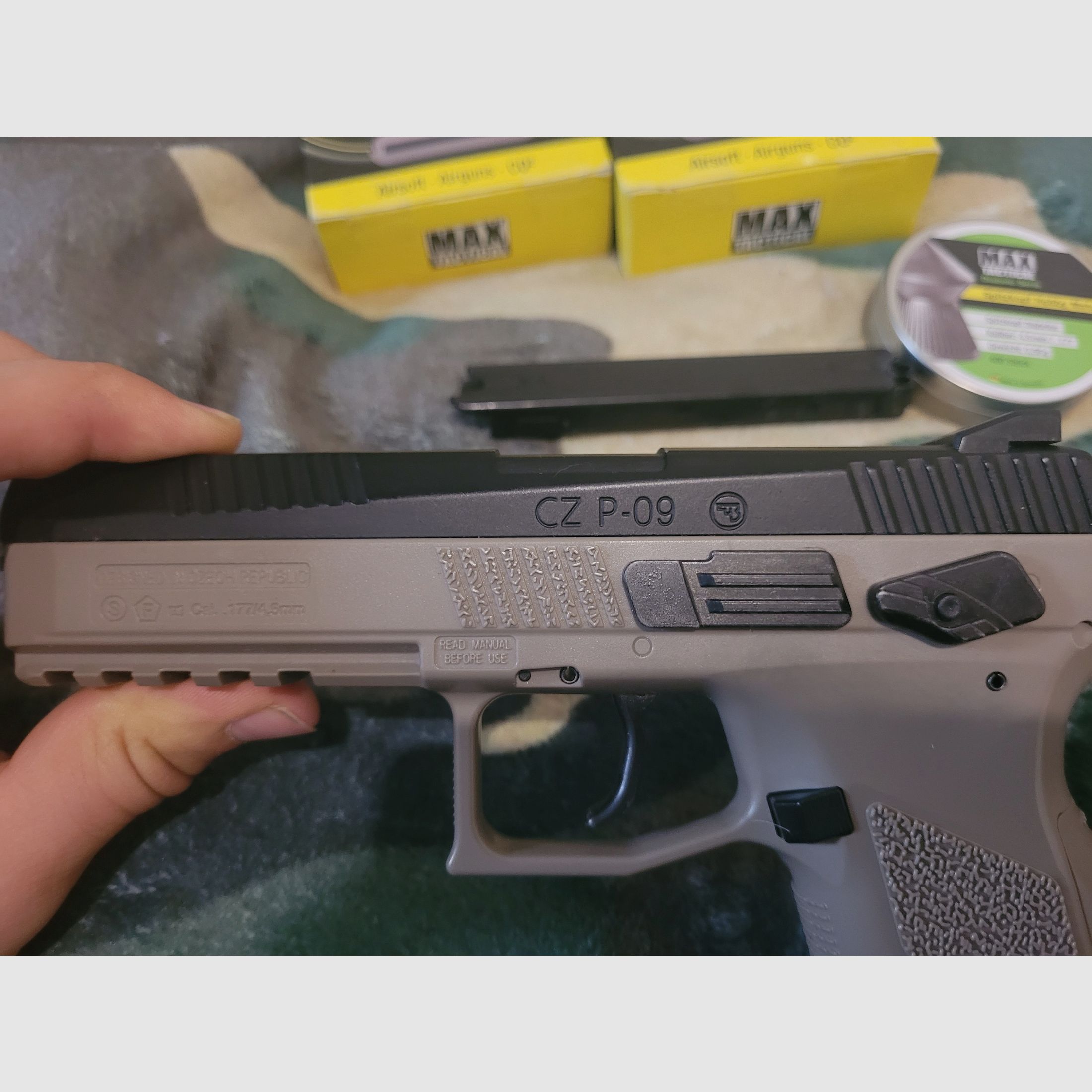 ASG CZ P-09 pistola de aire comprimido set completo (para manitas), imagen 5 de 6