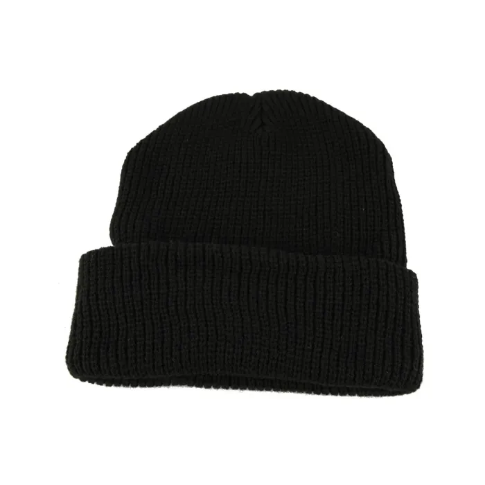 Rollstrickmütze Schwarz - Polyacryl - Unigröße, Bild 2 von 2