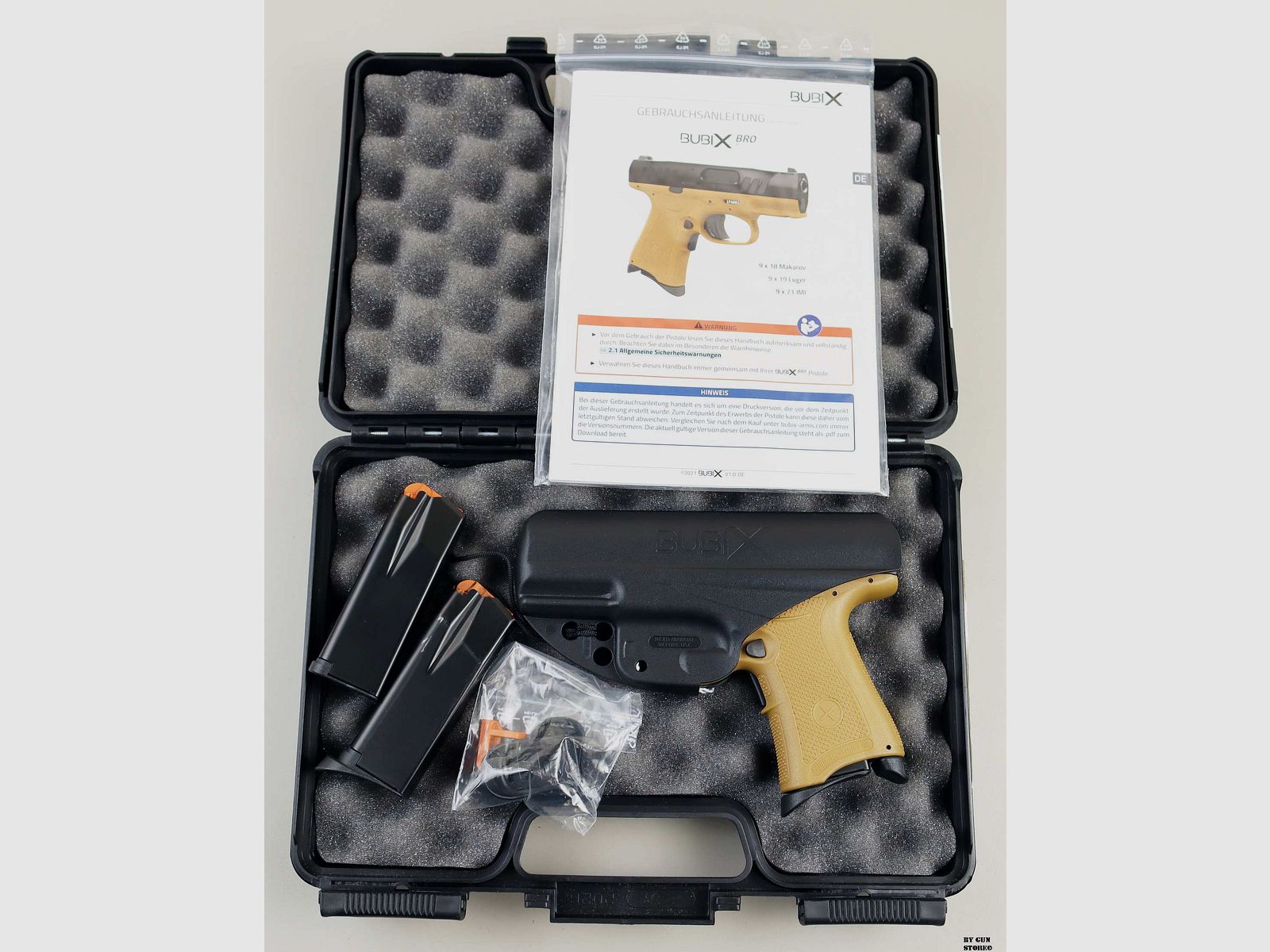 Pistole Bubix mod. Bro Kal. 9×19 Ser.-Nr. 1FD052, Bild 8 von 10