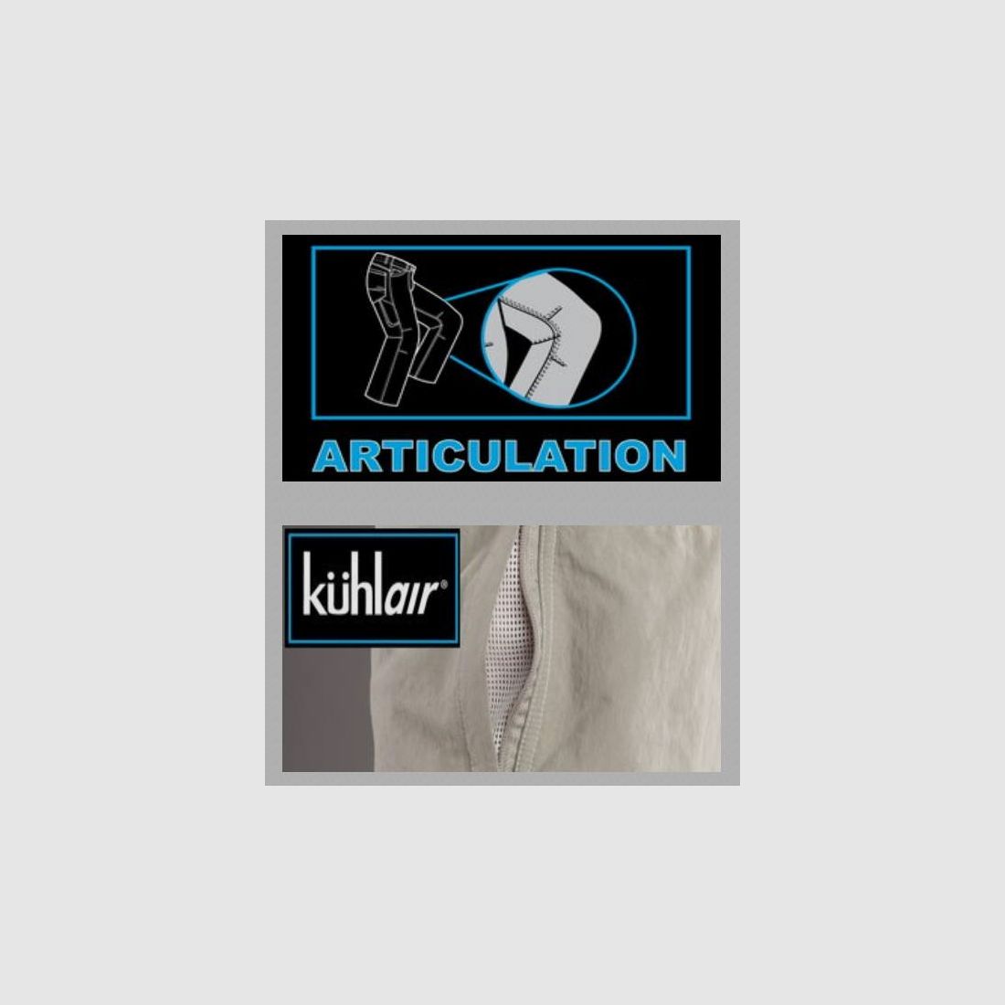 Kühl Kontra Air Pant 34/32 Gun Metal