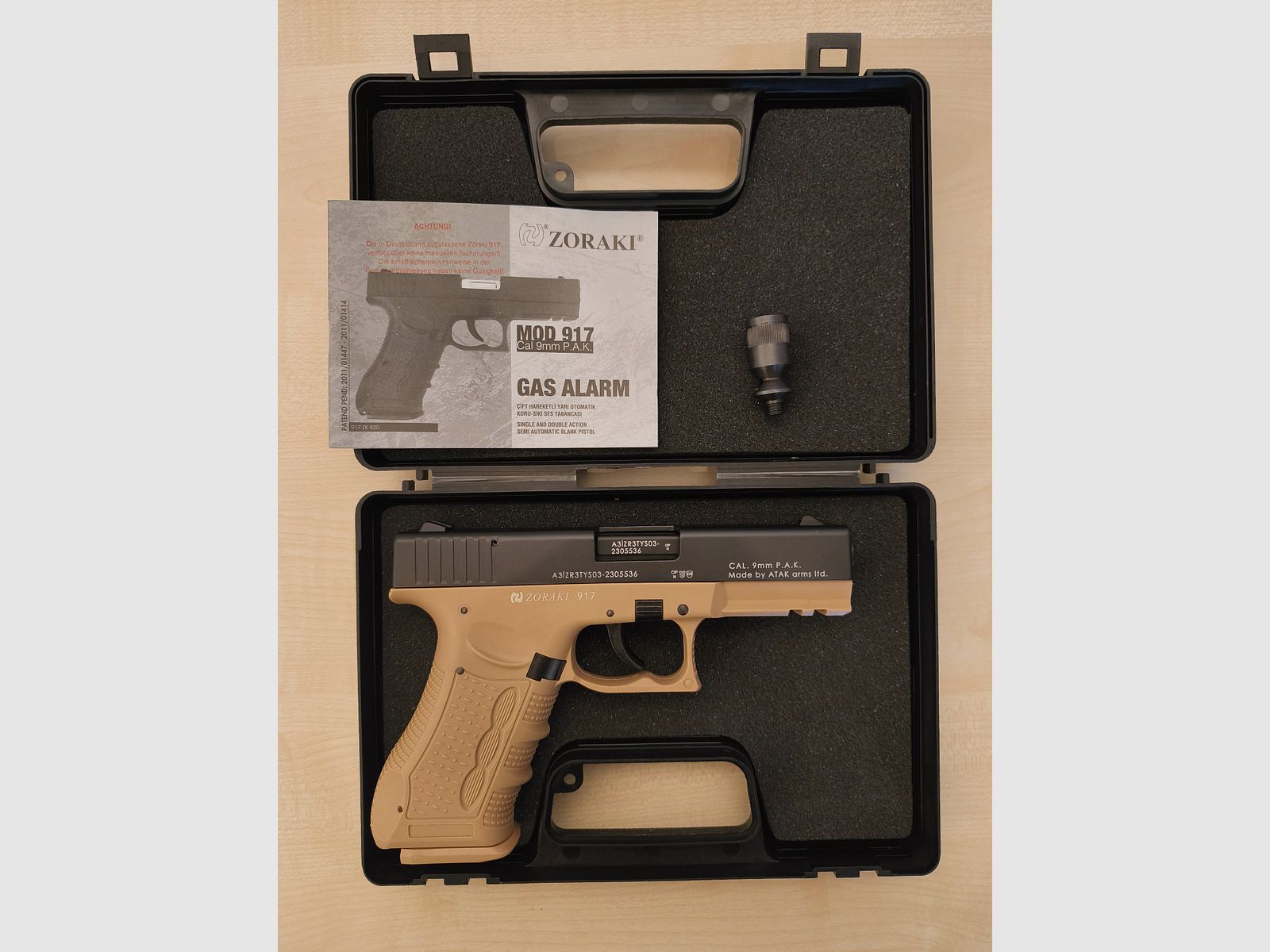 Zoraki 917 TAN 9mm PAK, zdjęcie 2 z 5