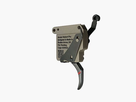 RISE ARMAMENT Disparador curvo drop-in Reliant Pro para Rem 700 con liberador de cerrojo