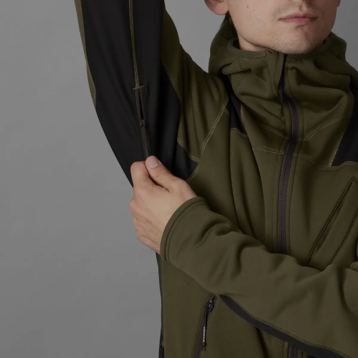 Härkila Hoodie Deer Stalker (Willow Green/Shadow Brown)