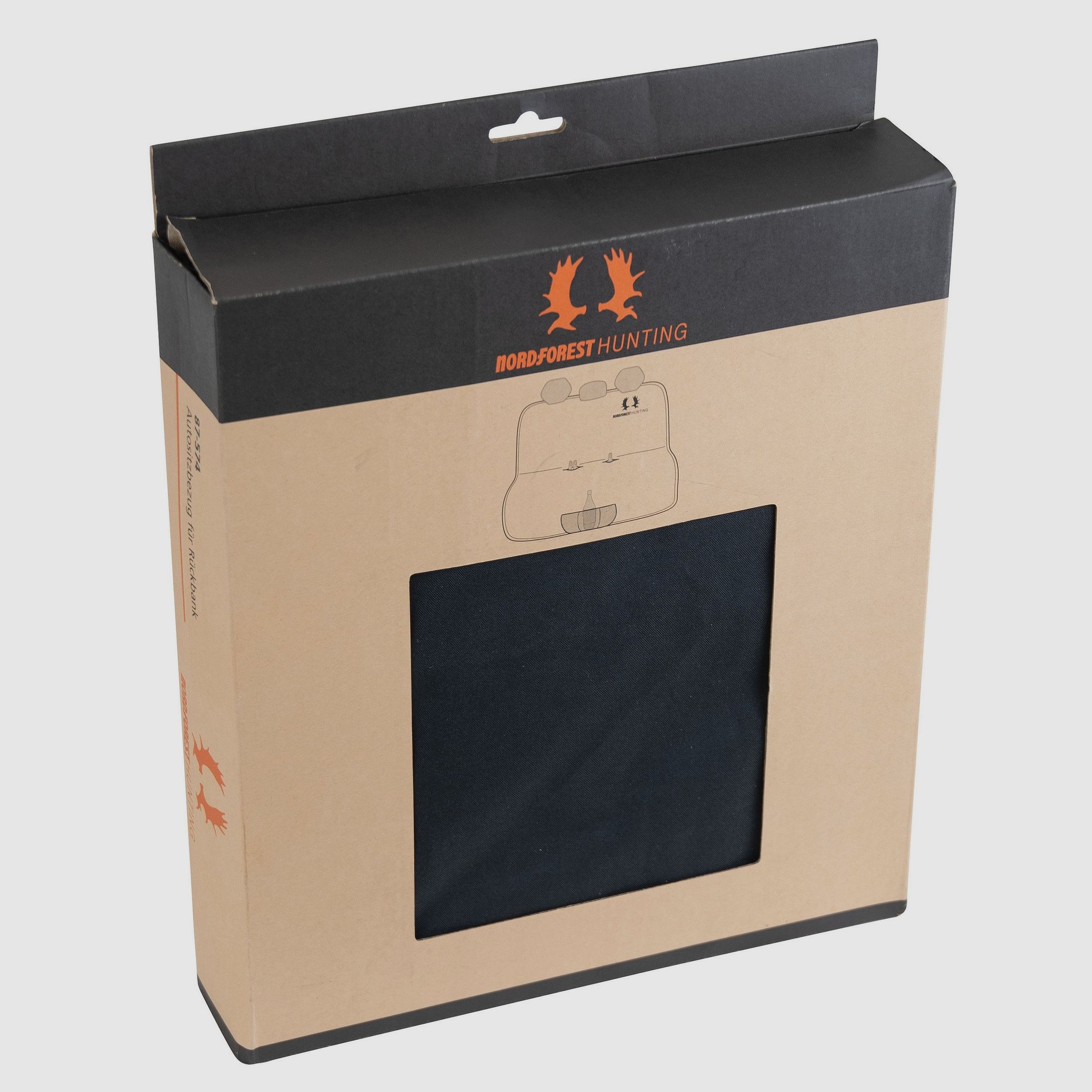 Nordforest Funda de Asiento de Caza para Banco Trasero