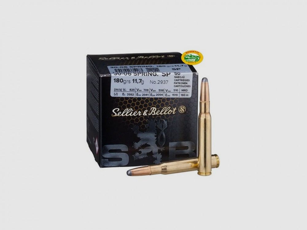SELLIER & BELLOT Munition Kal.30-06 180 gr. FMJ Packung 180 gr.