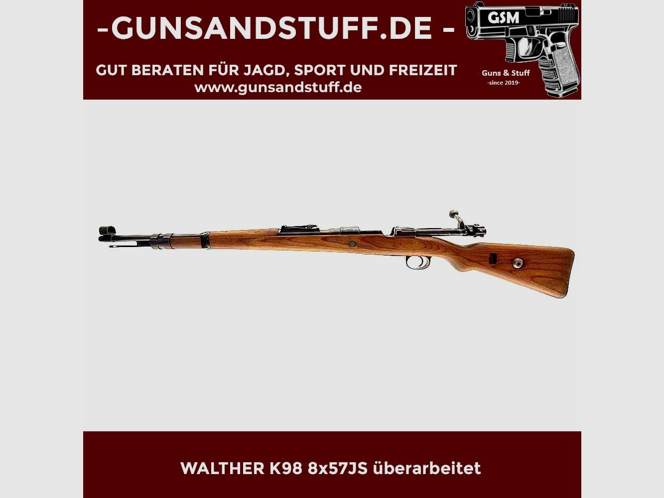 WALTHER K98 8x57JS überarbeitet, Bild 1 von 3