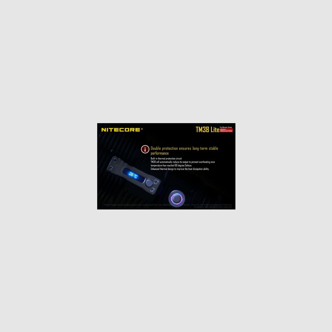 Taschenlampe Nitecore TM38 LITE Tiny Monster 38 1800L, Bild 9 von 25