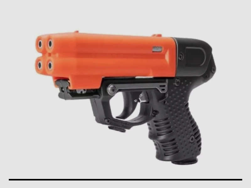 JPX 6 dispositif de défense personnelle spray au poivre 4 coups