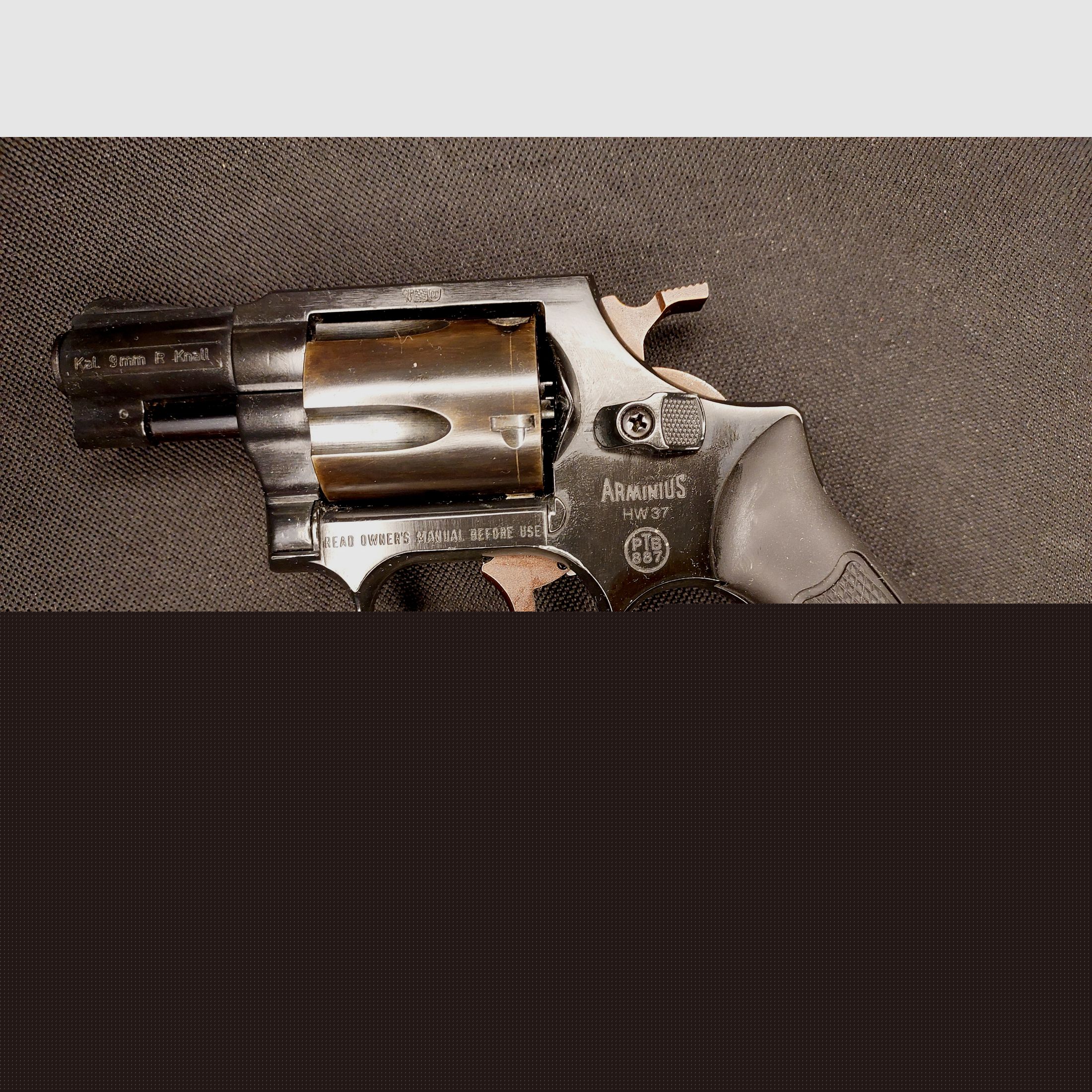 Incienso HW37 Cal. 9mm R.K. (PTB 887) OVP en muy buen estado (Arminius HW 37)