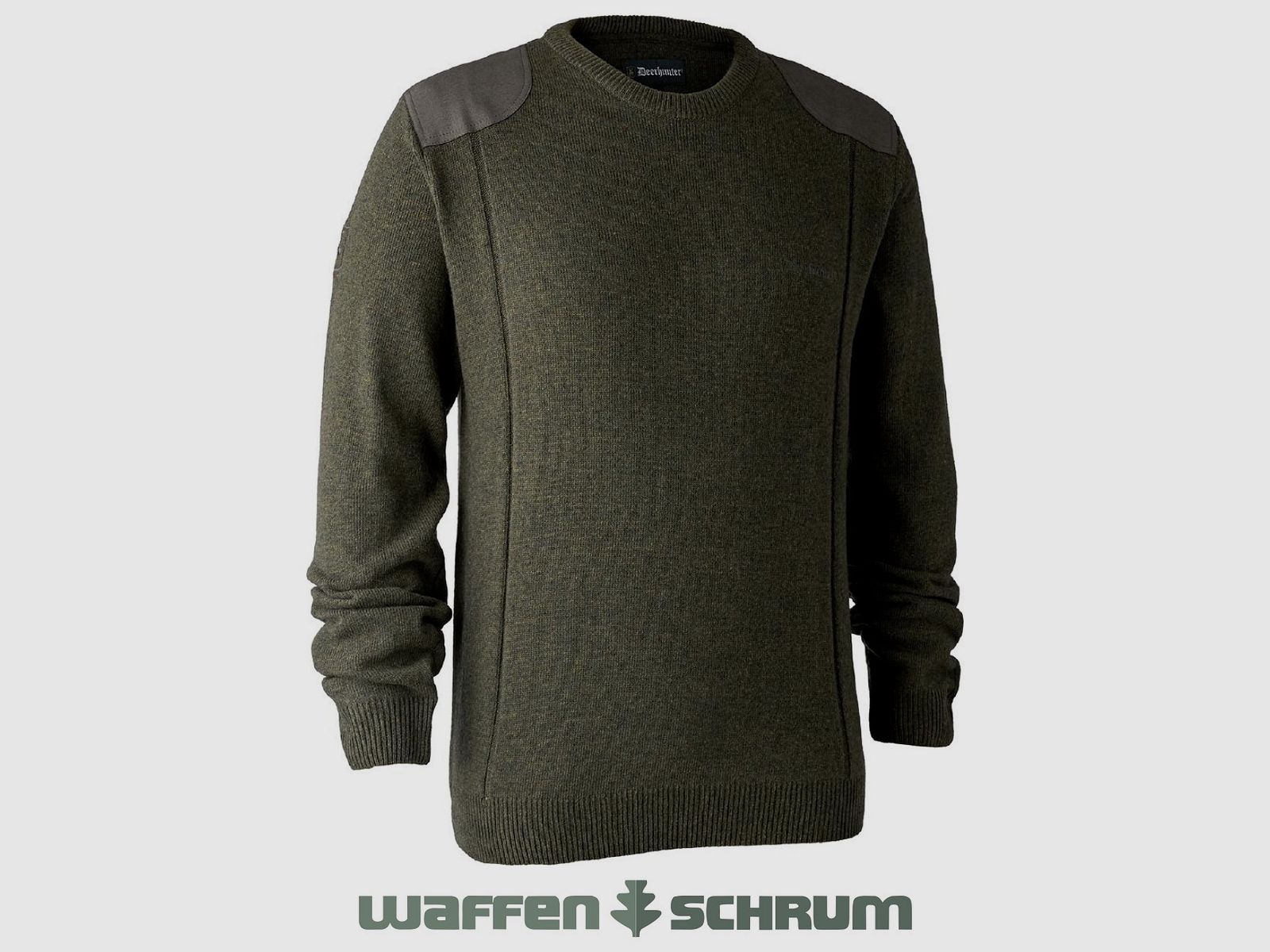 Deerhunter Pullover Sheffield m. O-hals Green melange