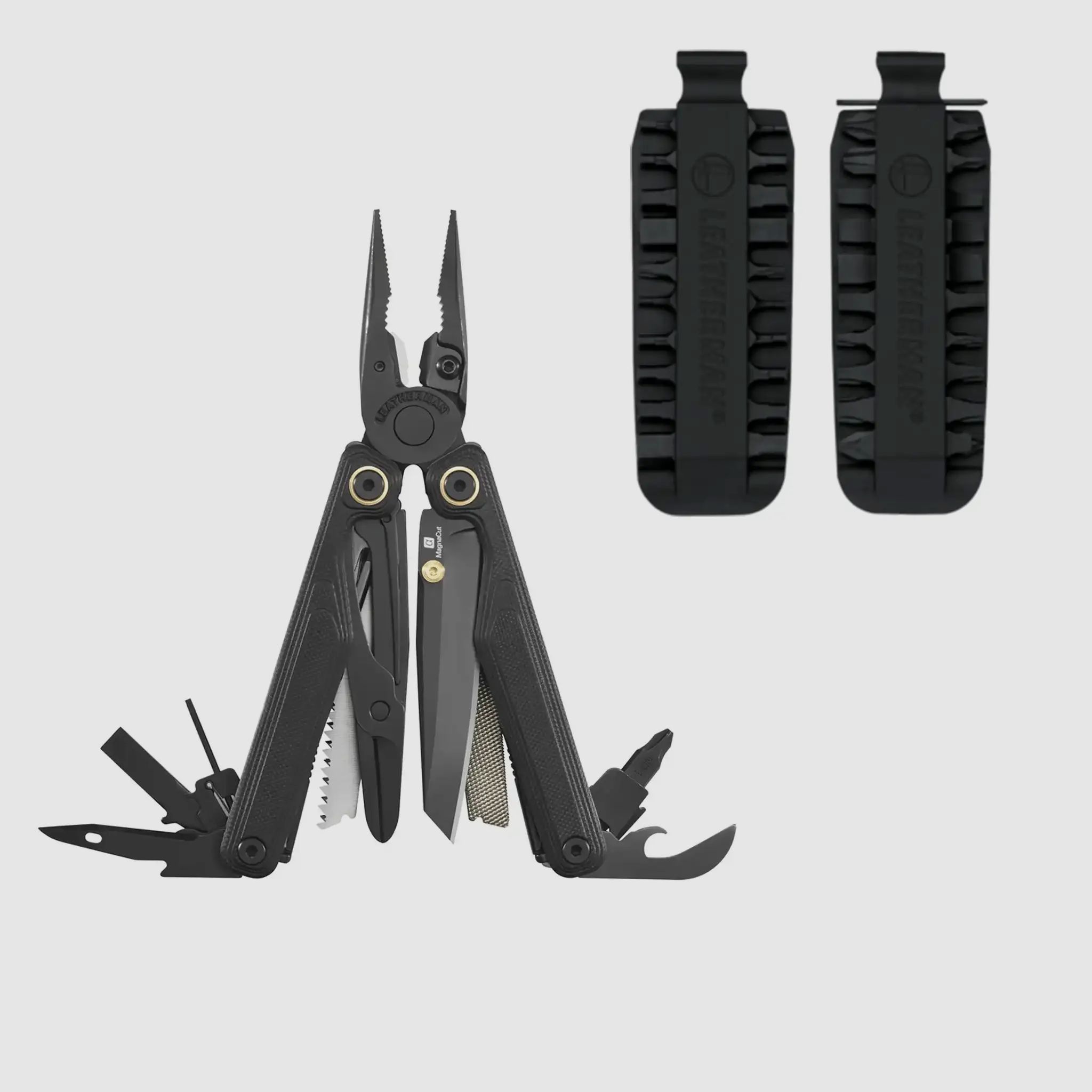 Leatherman Multitool Wave Alpha Obsidian + Bit Kit Bundle