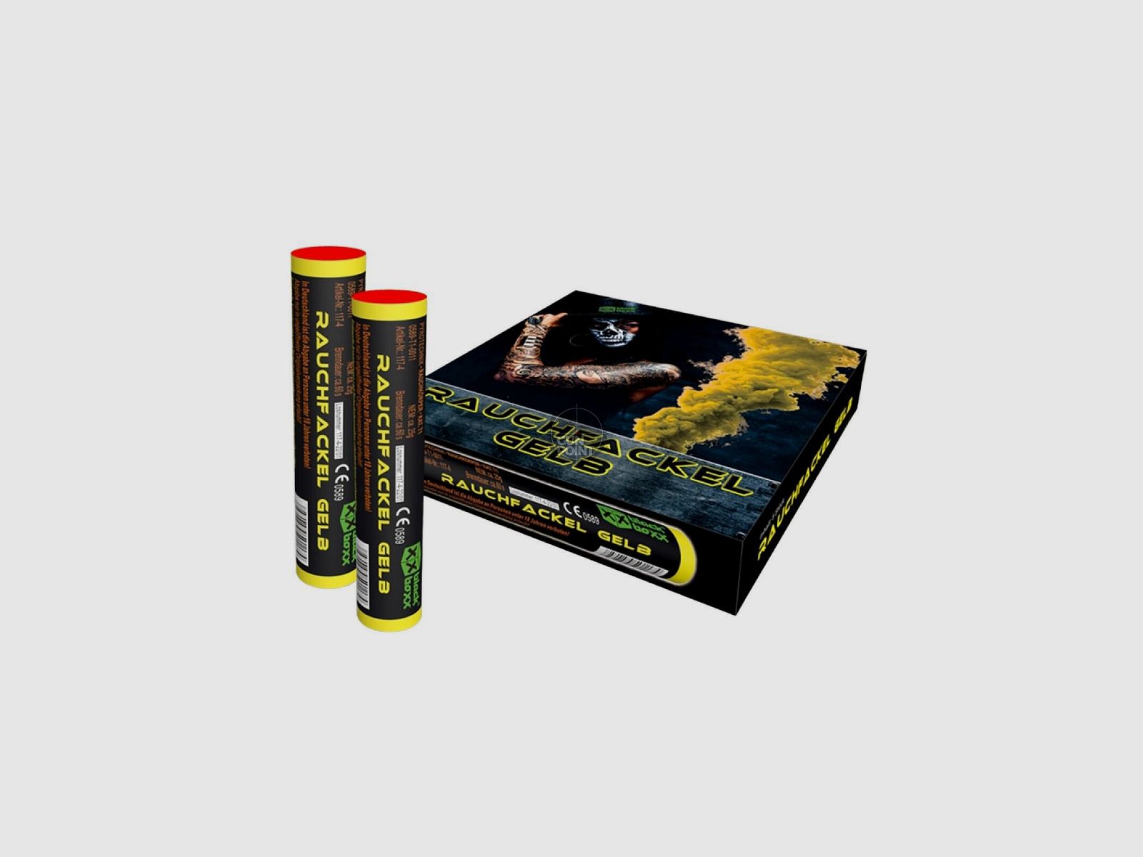 Blackboxx Rauchfackel 5er Pack 60 Sek. - Gelb