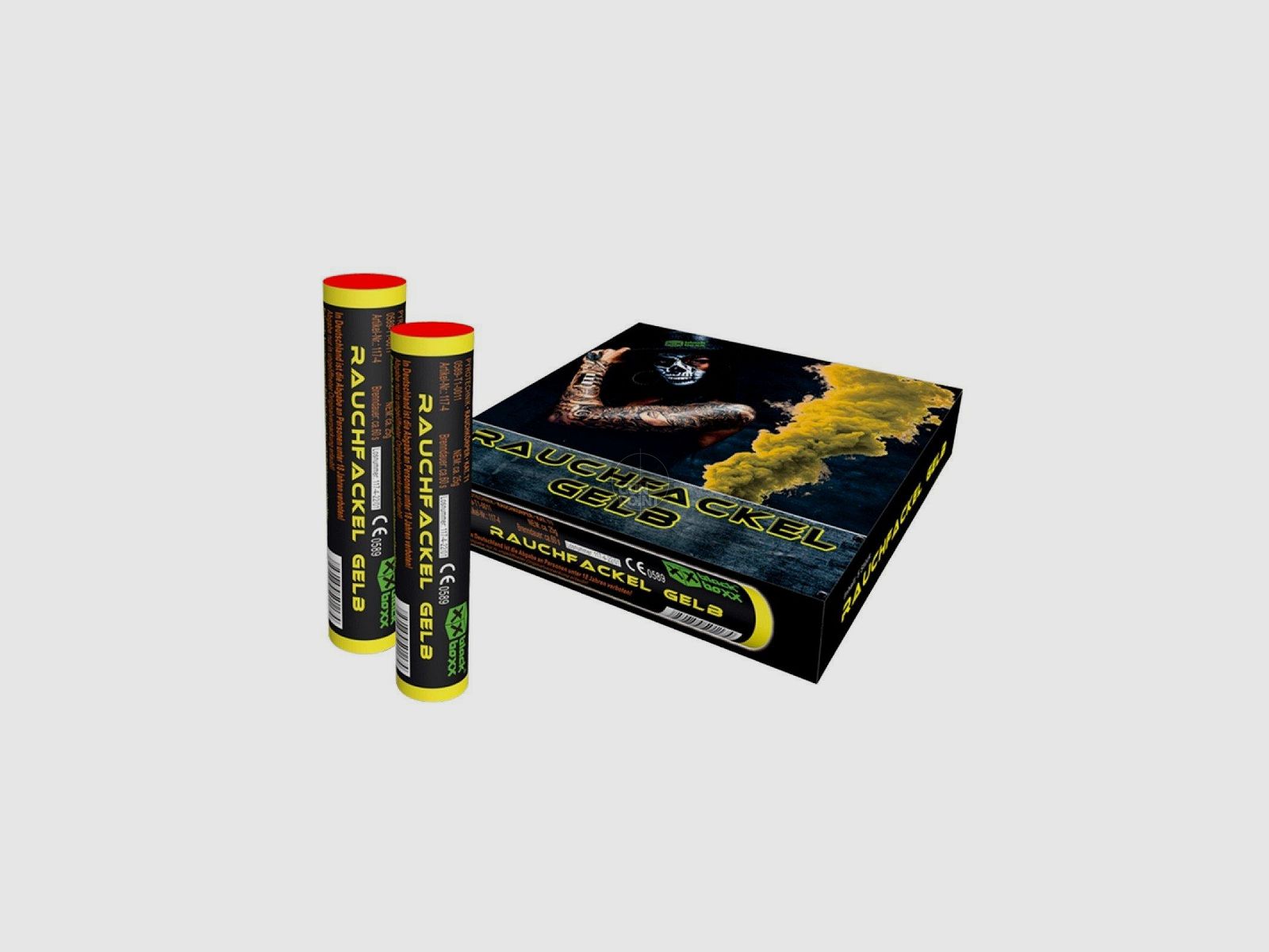 Blackboxx Rauchfackel 5er Pack 60 Sek. - Gelb