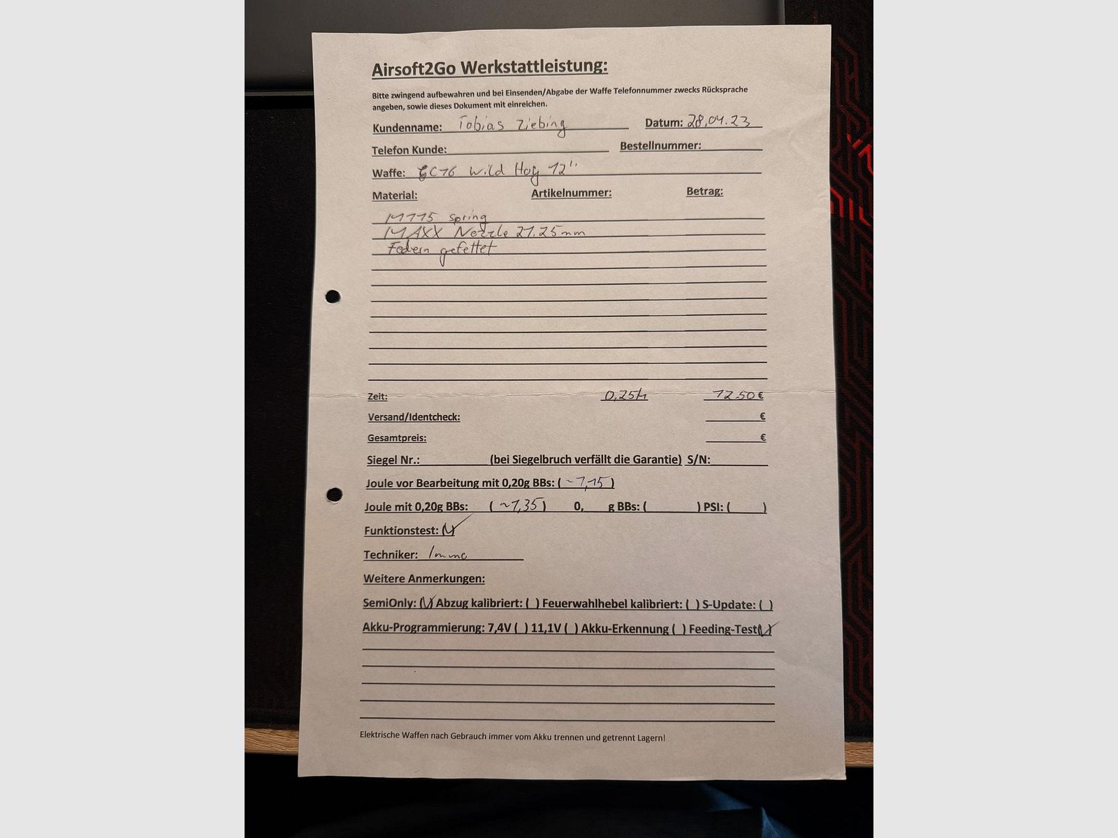 G&G GC16 Wild Hog 12" Komplettpaket