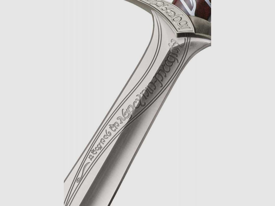 Herr der Ringe - Stich das Schwert Frodo Beutlins mit Wandschild
