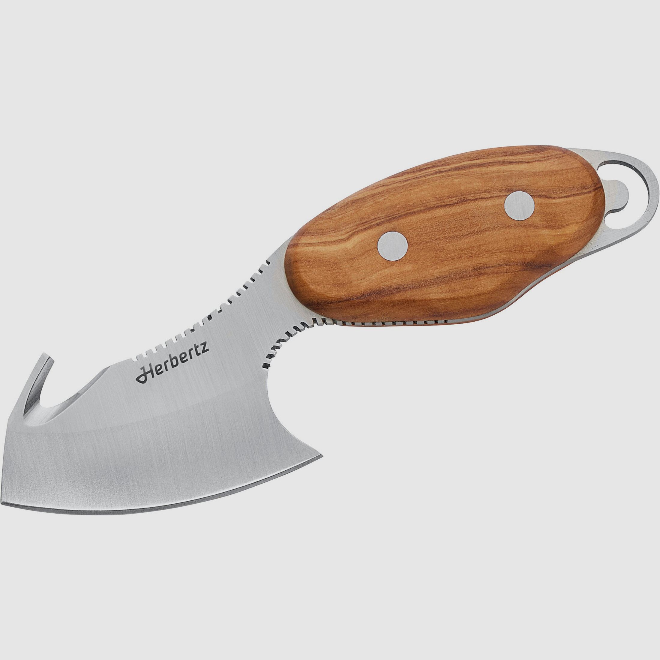 Herbertz Häutemesser mit Olivenholzgriff