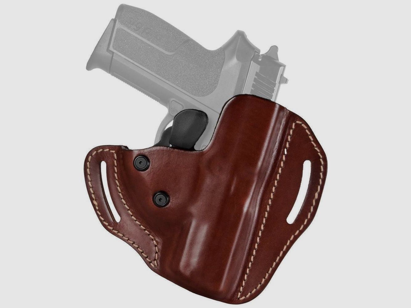 Lederholster SECURITY LOCK Beretta 92/98, Zoraki 918 Braun Linkshänder