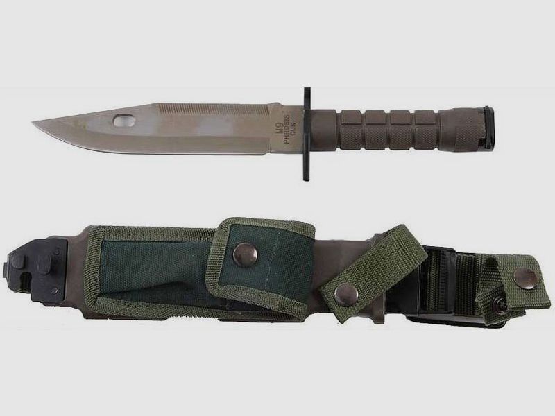 Kyu Line Bajonett CM9 met slijpsteen