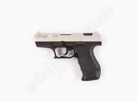 Walther P99 Schreckschusspistole vernickelt - Kal. 9mm