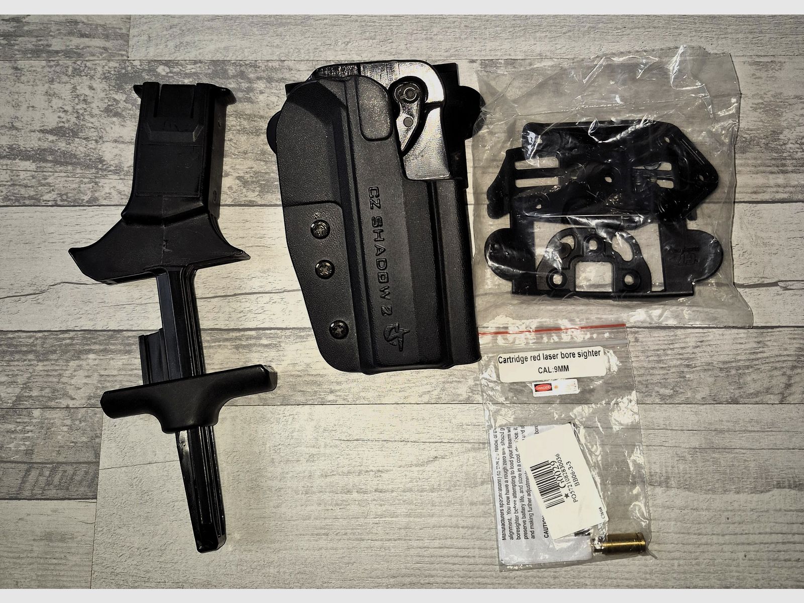 Funda KYDEX COMP-TAC International CZ Shadow II derecha negra aprobada por IPSC
