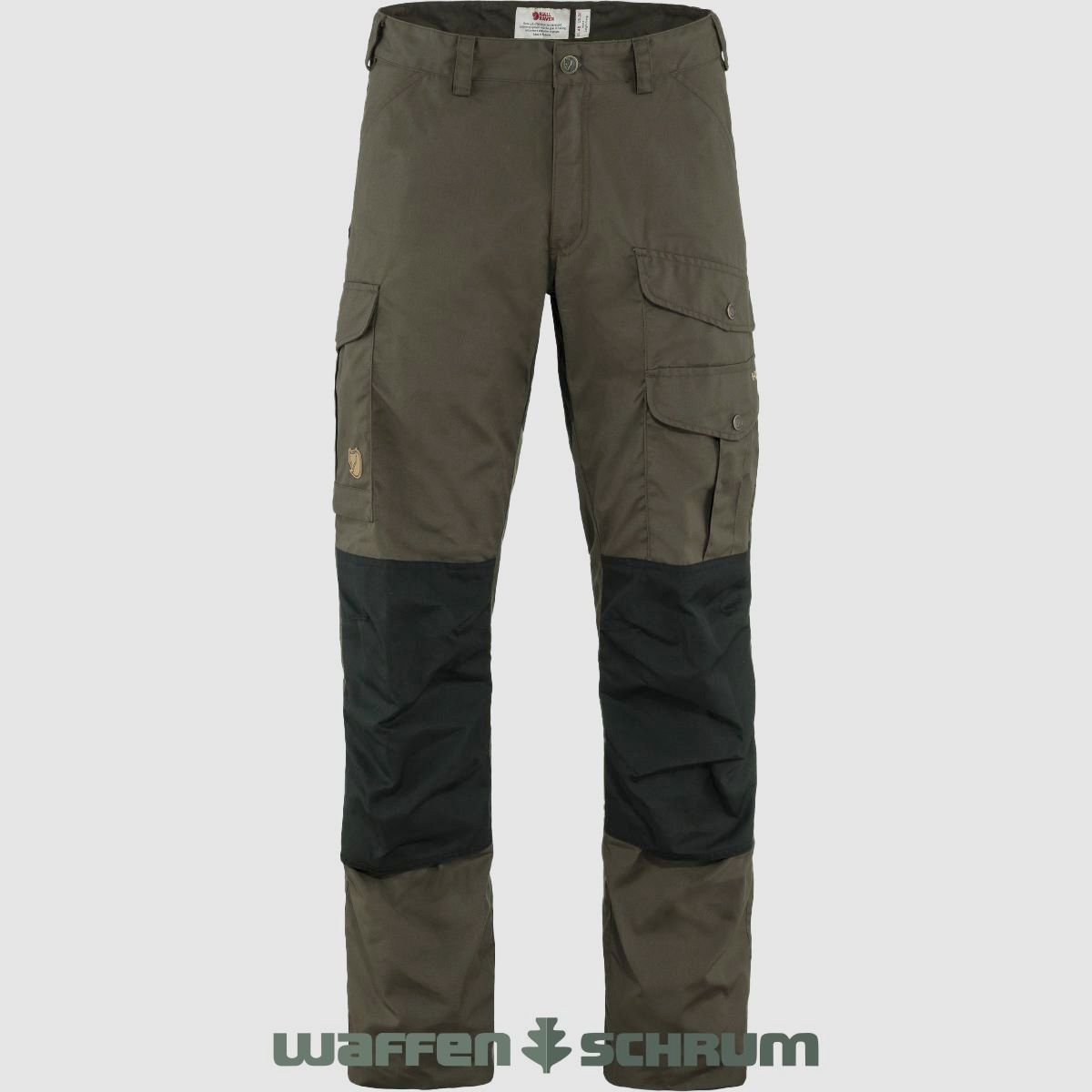 Fjällräven Hose Barents Pro Dark Olive - Black